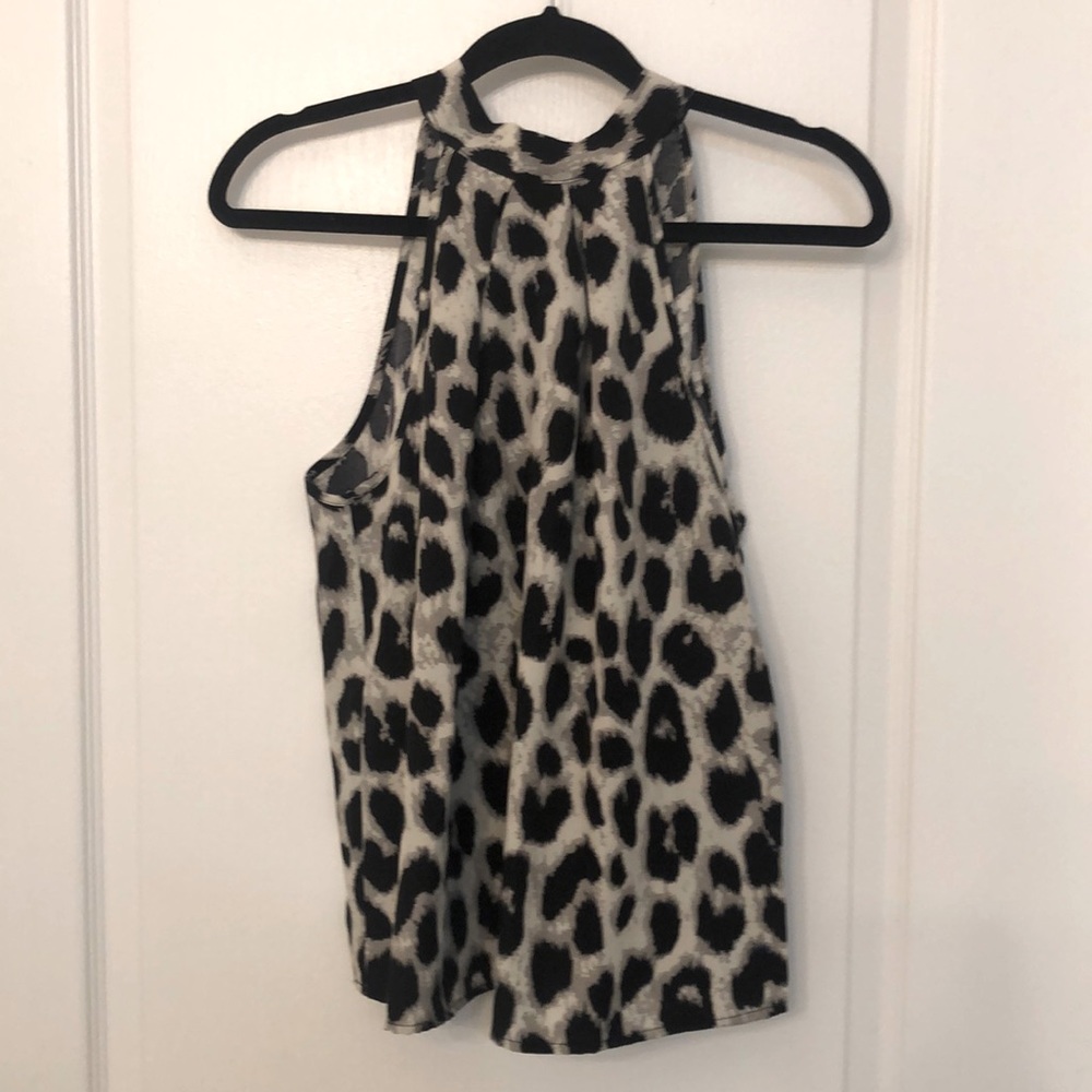 Animal print sleeveless top